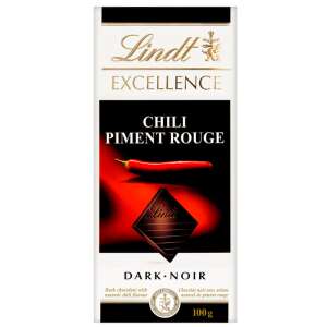 Lindt Excellence Chili Piment Rouge Sötét Csokoládé Tábla, 100g - Lindt