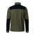 Effect katonai zöld polár pulóver, unisex, hátulnézet