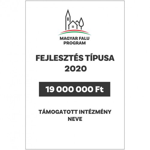 Magyar Falu Program támogatói tábla 2021 előtti 120220583