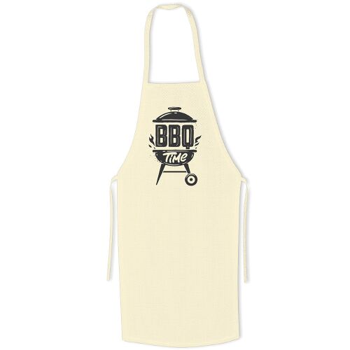 BBQ Time Kötény - Pamut - 64x90 cm