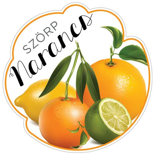 Szörp cimke Naranc 5 db/csomag