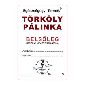 Pálinkás cimke Belsőleg Törköly 5 db/csomag 120227246 - Bor & Pálinka főzés