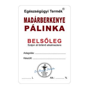 Pálinkás cimke Belsőleg Madárberkenye 5 db/csomag 120227252 - Bor & Pálinka főzés