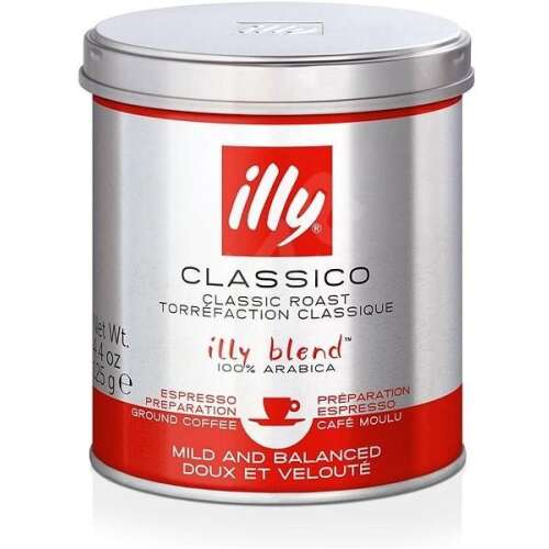 Illy classico őrölt kávé 125g