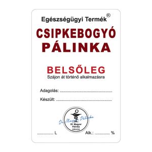 Pálinkás cimke Belsőleg Csipkebogyó 5 db/csomag 120227325 - Bor & Pálinka főzés
