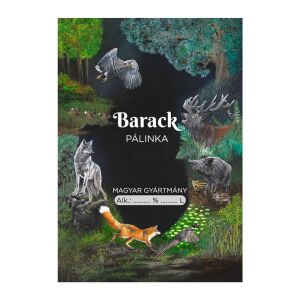 Pálinkás cimke Vadász Barack 5 db/csomag 120227359 - Bor & Pálinka főzés