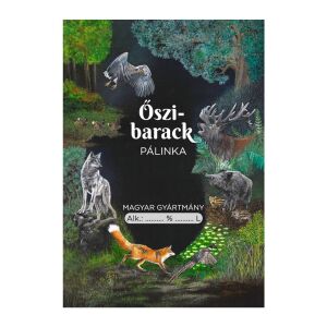 Pálinkás címke Vadász Őszibarack 5 db/csomag 120227370 - Bor & Pálinka főzés