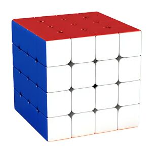 Rubik-kocka Magic Cube S DEPOT, gyors puzzle, matrica nélküli, intelligenciafejlesztés, 4x4, tarka 120231363