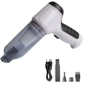 S DEPOT® hordozható porszívó, otthon és autóban is használható, 120 W, szürke