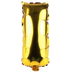 Fólia lufi S DEPOT®, arany, I betű alakú, 40 cm