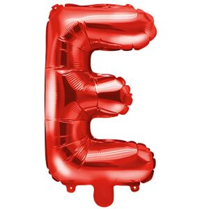 S DEPOT® fólia lufi, piros, E betű alakú, 40 cm