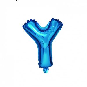 S DEPOT® fólia lufi, kék, Y betű alakú, 40 cm
