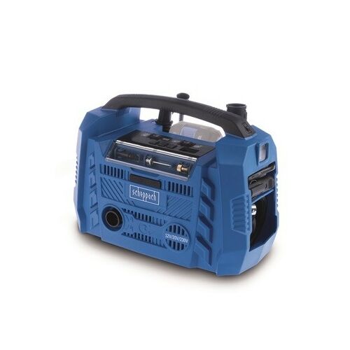 Compresor portabil Scheppach Air Force 6, vedere în unghi