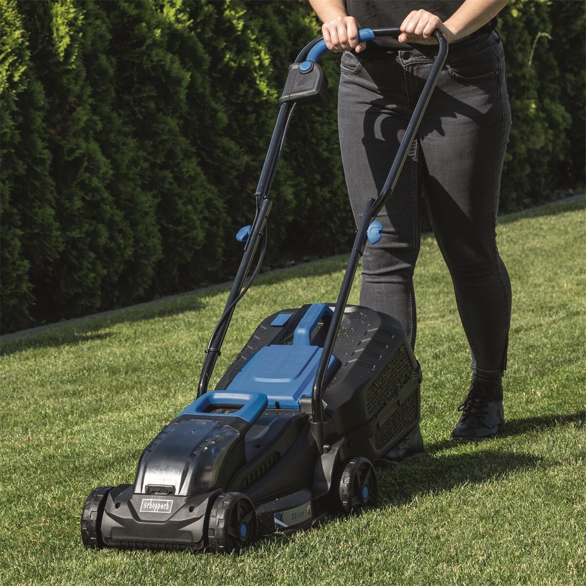 Scheppach BC-MP320-X-SET L akkus fűnyíró indukciós motorral 3 az...