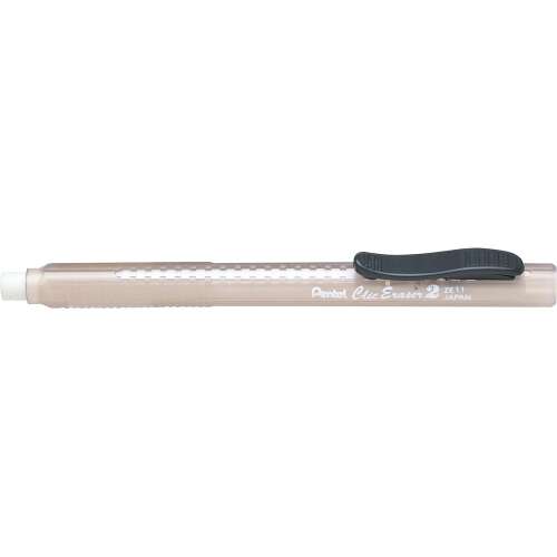 Radierstift mit Schiebeeinsatz ze11t-a pentel, schwarzer Schaft