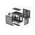 DeepCool Computer case - CG530 4F (black, windowed, 4x12cm A-RGB, BTF, ATX, 2xUSB3.0, 1xUSB2.0) 120259908
