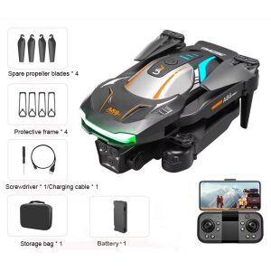 A88 Pro összecsukható drón alkatrészekkel, akkumulátorral és tárolótáskával - OEM
