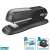 Rapid FM12 black metal stapler, 25 sheets capacity, with Rapid FMC25 hole puncher