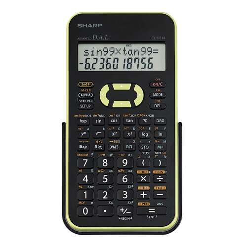 Znanstveni kalkulator Sharp EL-531X s 272 funkcijama, zelen
