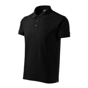 Мъжка поло тениска, черна, 215-01, M 120302955 - Мъжко облекло