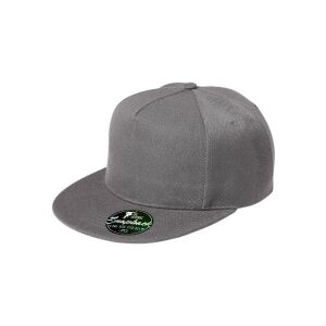 Sapca unisex RAP 5P 301, Malfini, 100% bumbac, stil casual, cozoroc curbat Gri reglabilă 120303752 - Șepci de baseball pentru bărbați