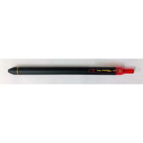 Kugelschreiber mit Druckknopf 0,35mm, Dokumentenschreiber blp437 energel pentel, Schreibfarbe rot 40786075