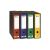 Foroffice A4 Lever Arch File, 8cm Spine, Red, Blue, Green, Yellow