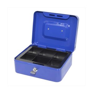 Pénzkazetta fém 20x8,5x16 cm közepes bluering® kék