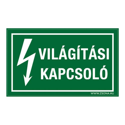 Világítási kapcsoló Műanyag tábla 320x500 mm