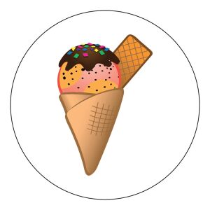 Öntapadós Ovis jel csomag Fagyi mintával 120315596 - Ovis jel