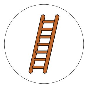 Öntapadós Ovis jel csomag Létra mintával 120315640 - Ovis jel