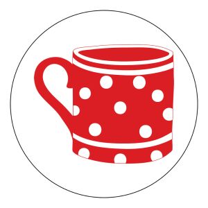 Öntapadós Ovis jel csomag Pöttyös bögre mintával 120315676 - Ovis jel