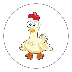 Öntapadós Ovis jel csomag Tyúk mintával 120315724 - Ovis jel