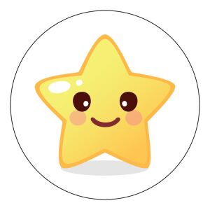 Öntapadós Ovis jel csomag Csillag mintával 120315751 - Ovis jel