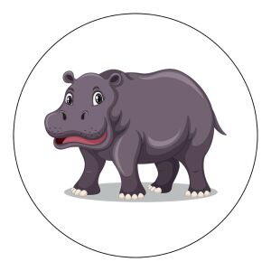 Öntapadós Ovis jel csomag Víziló mintával 120315760 - Ovis jel