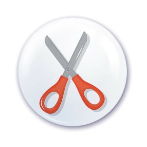 Ovis jel szekrényre Olló mintával 120316410 - Ovis jel