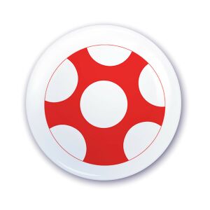 Ovis jel szekrényre Piros pöttyös labda mintával 120316420 - Ovis jel