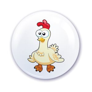 Ovis jel szekrényre Tyúk mintával 120316440 - Ovis jel