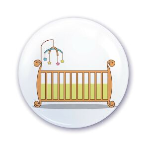 Ovis jel szekrényre Babaágy mintával 120316445 - Ovis jel