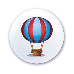 Ovis jel szekrényre Hőlégballon mintával 120316484 - Ovis jel