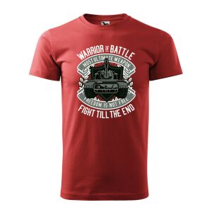 Póló Warrior of battle mintával - Terrakotta S méretben 120317717 - Ajándék póló