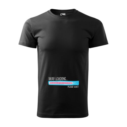 Póló Baby loading mintával - Fekete S méretben v2 120318659