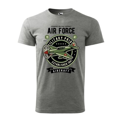 Póló Air force mintával - Szürke S méretben