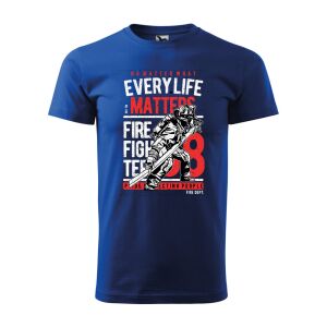 Póló Every life mintával - Kék S méretben 120318904 - Ajándék póló