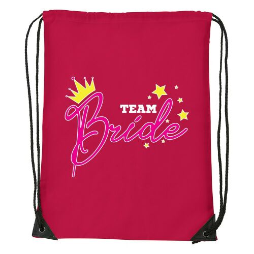 Team bride - Sport táska piros v1