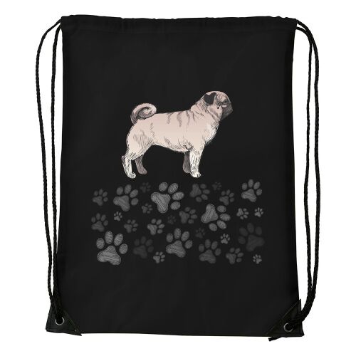 Mopsz - Sport táska fekete v1