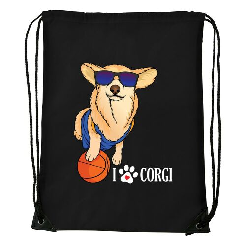 Corgi - Sport táska fekete v2