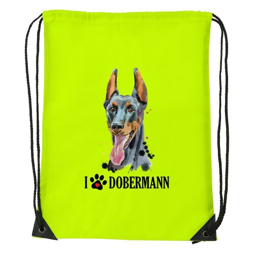 Dobermann - Sport táska sárga v2