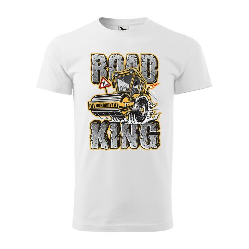 Póló Road king mintával - Fehér S méretben