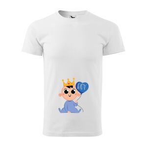 Póló Boy baby mintával - Fehér S méretben 120325308 - Ajándék póló